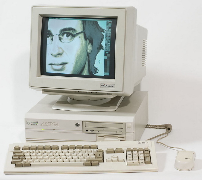Amiga 4000/040 vybavená procesorem 68040 na 25 MHz