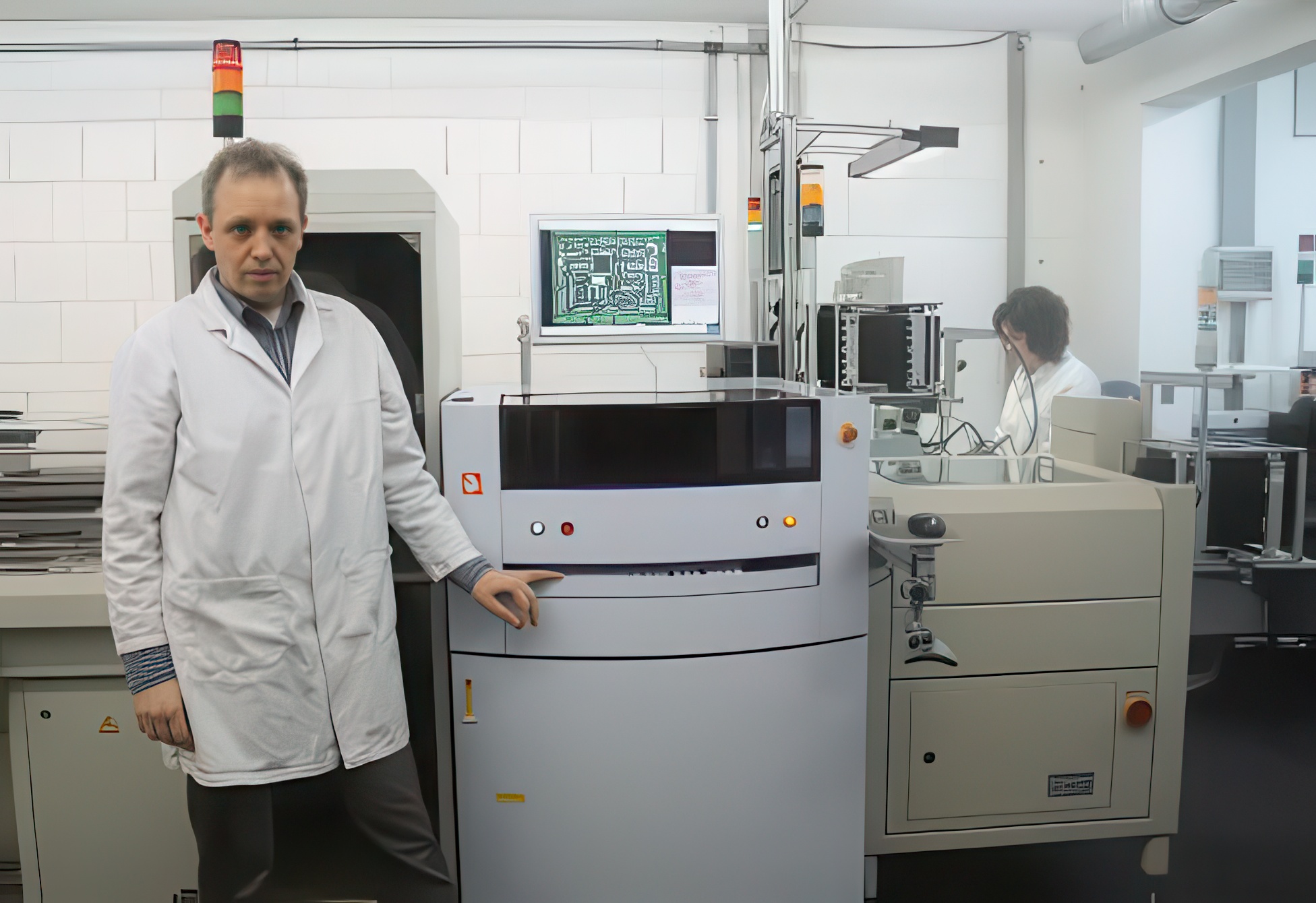 Thomas Dellert ve své továrně