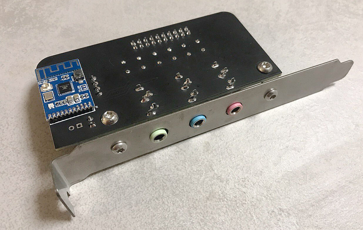 Osazený Bluetooth modul blu