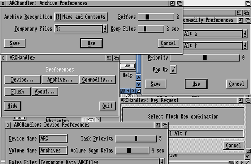 ARCHandler 2.0c - Sharewarový archivář