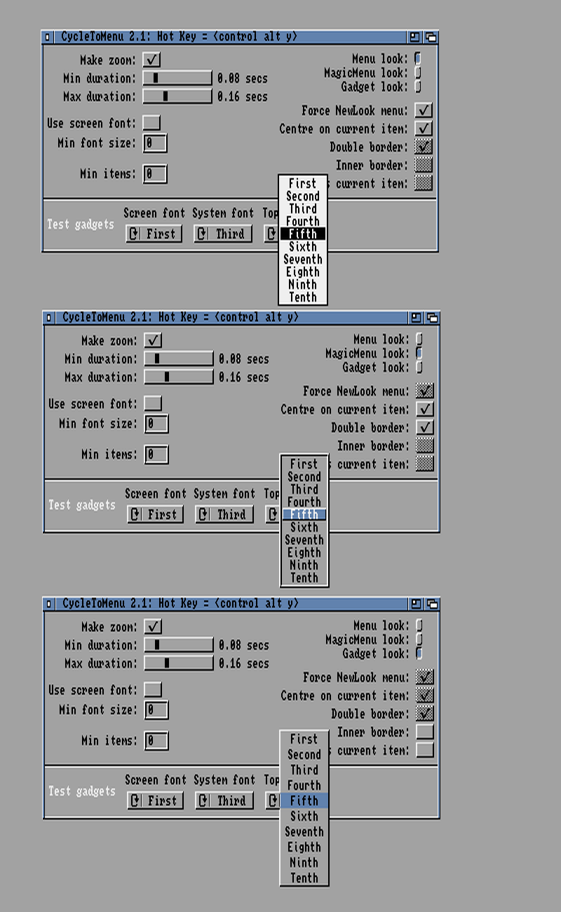 Cyklick‚ gadgety na tři způsoby - to je CycleToMenu.