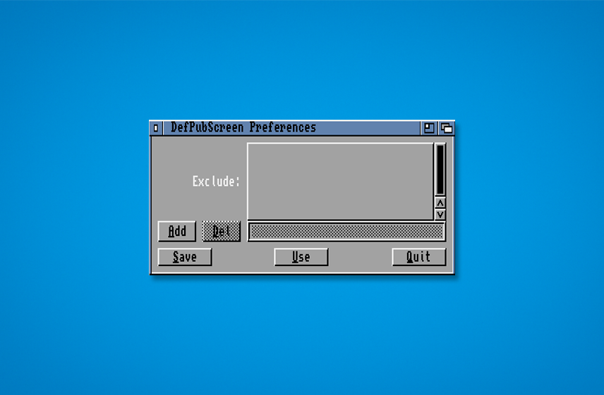 DefPubScreen 3.00 - Jak machinovat s veřejnými obrazovkami