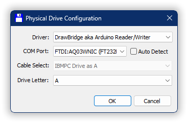 DiskFlashback - umí namountovat mechaniku přes DrawBridge do systému jako virtuální disketovou mechaniku