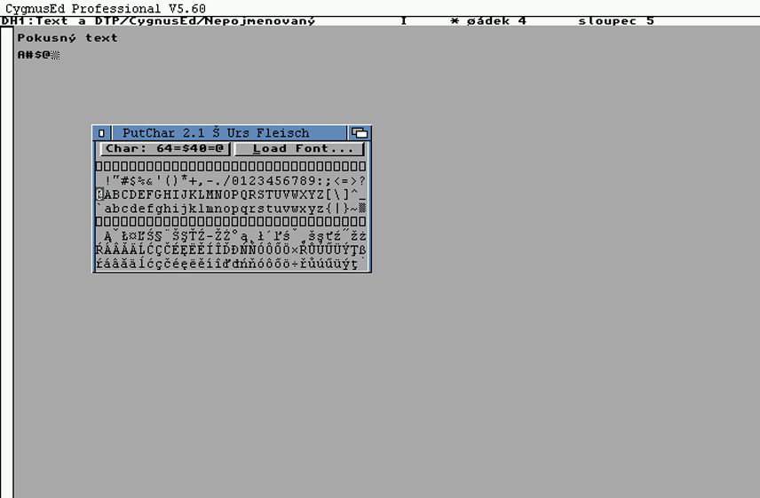 PutChar 2.1 - Znakolap
