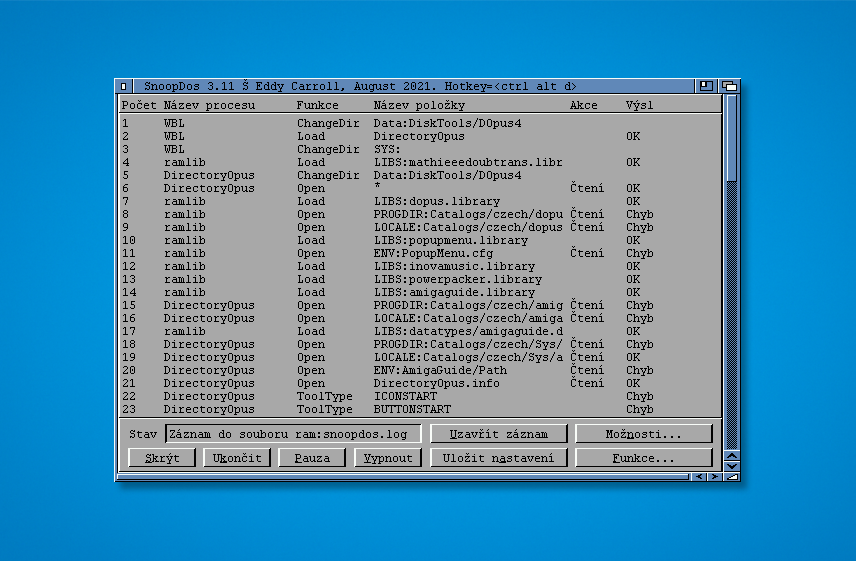 SnoopDos 3.0 - Systémový čmuchal