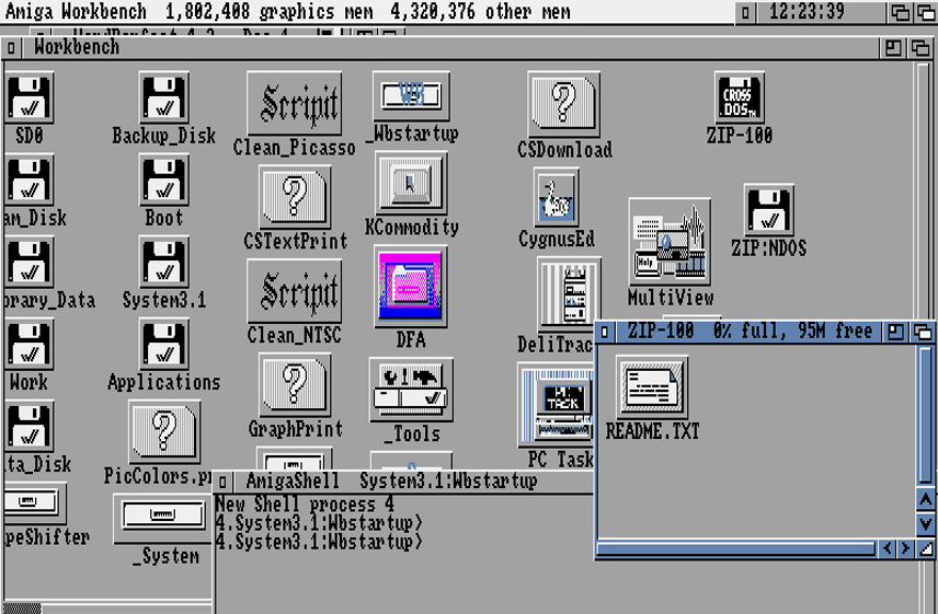 ZIP - most mezi PC a Amigou
