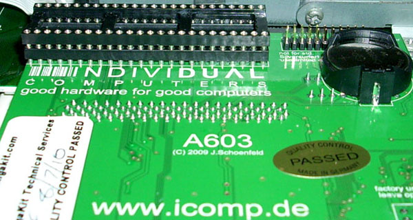 Rozšíření A603 osazené dalším socketem