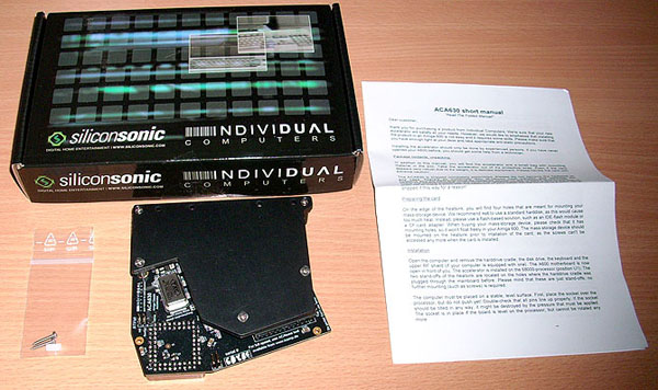 Obsah balení turbokarty ACA630