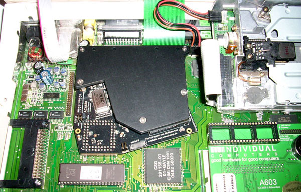 Procedura nacvaknutí turbokarty A630 na procesor 68000