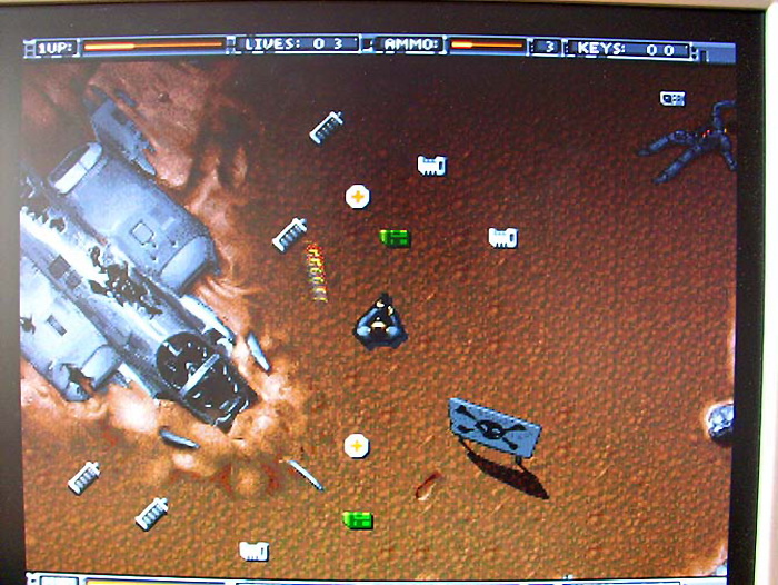 Podání obrazu je skutečně na vysoké úrovni (záběr ze hry Alien Breed TA)